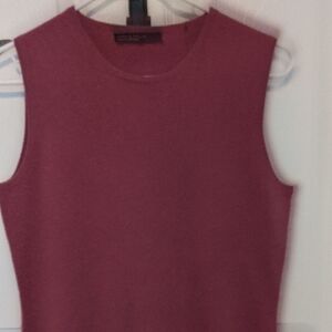 Lord & Taylor Sleeveless Rose Tank Top